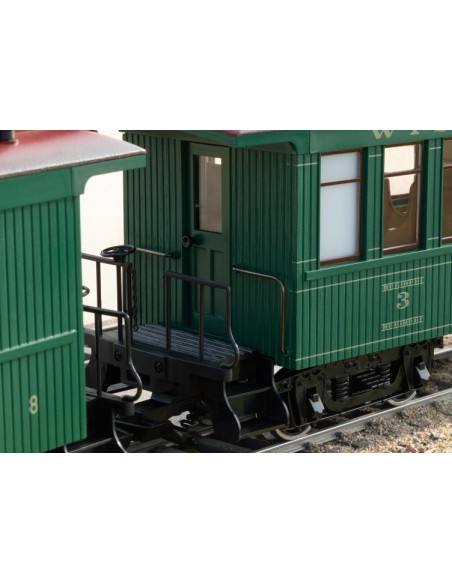 Vagón pasajeros WW & F Ry